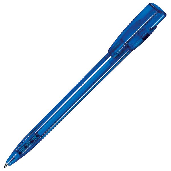 KIKI LX, ручка шариковая, прозрачный синий, пластик