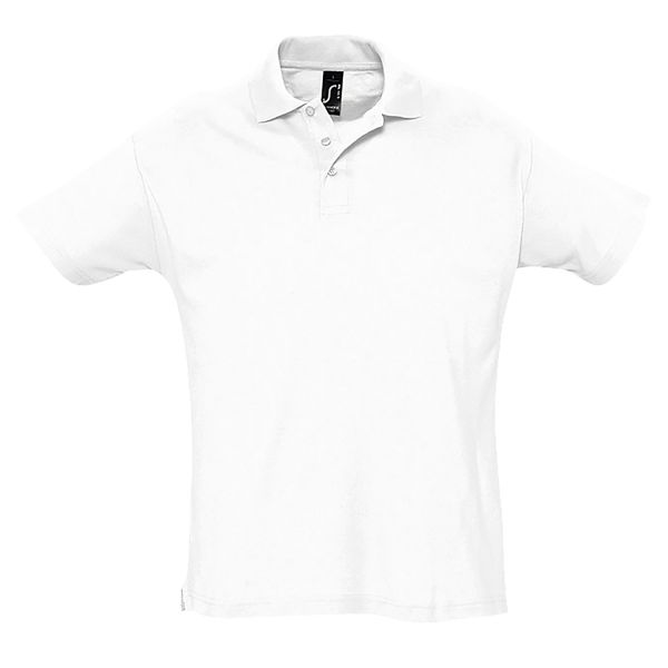 Рубашка поло мужская SUMMER II, белый, XS, 100% хлопок, 170 г/м2