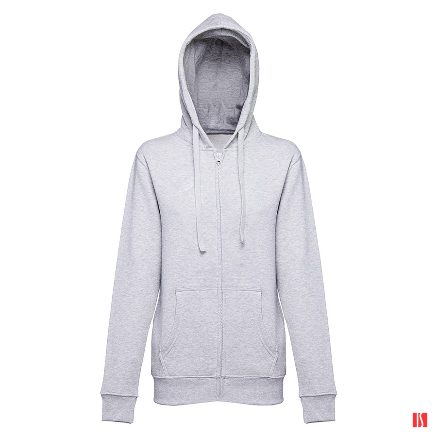 Толстовка женская с капюшоном AMSTERDAM WOMEN, серый меланж, S, 50% хлопок, 50% полиэстер, 320 г/м2