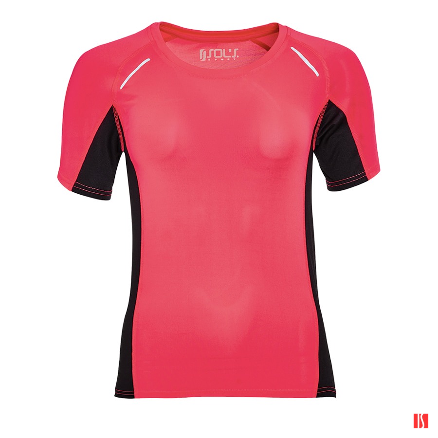 Футболка для бега "Sydney women", розовый_XS, 92% х/б, 8% эластан, 180 г/м2