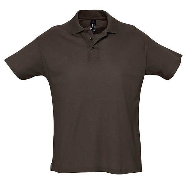 Рубашка поло мужская SUMMER II, шоколадный, XS, 100% хлопок, 170 г/м2