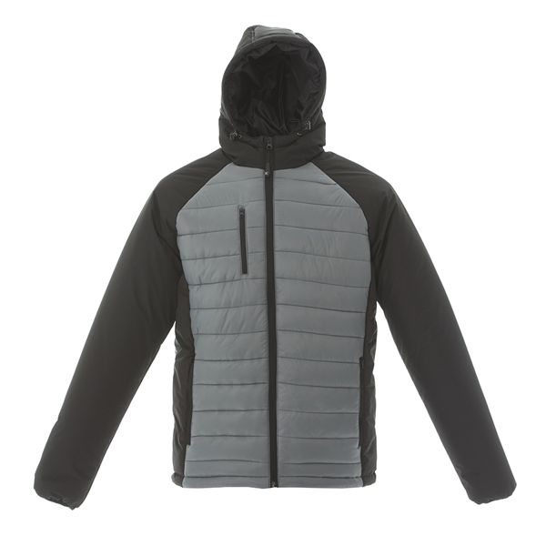 Куртка мужская "TIBET",серый/чёрный, S, 100% нейлон, 200  г/м2