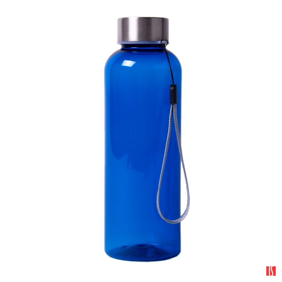 Бутылка для воды WATER, 550 мл; синий, пластик rPET, нержавеющая сталь