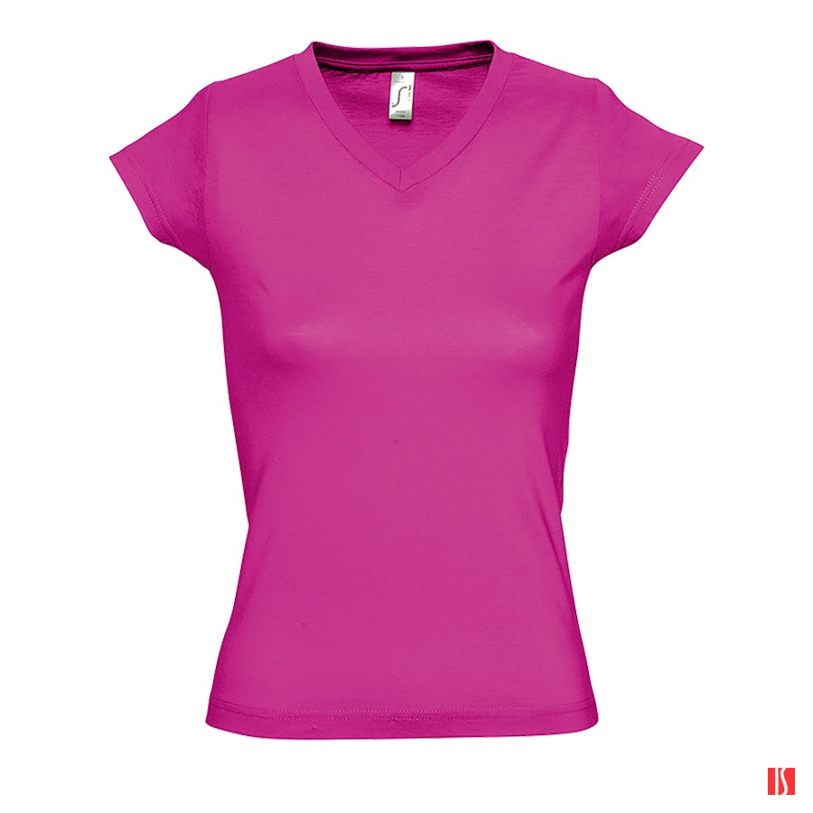 Купить Футболка "Moon", фуксия_S, 100% х/б, 150 г/м2 Футболка "Moon", фуксия_S, 100% х/б, 150 г/м2