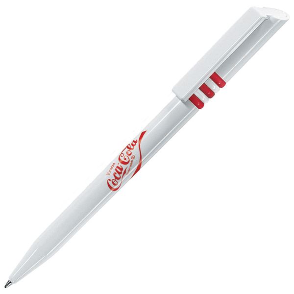 GRIFFE, ручка шариковая, красный/белый, пластик