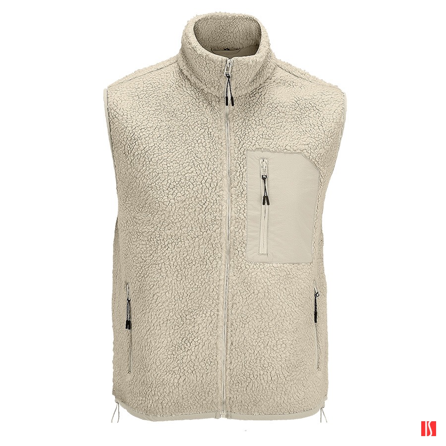 Жилет мужской FURY BW, бежевый, L, 100% полиэстер, 440 г/м2; подкладка100% полиэстер