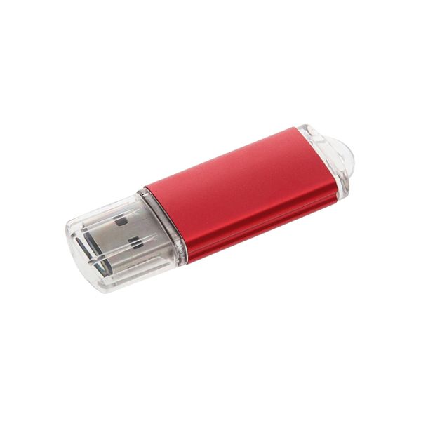 USB flash-карта "Assorti" (8Гб), красная, 5,8х1,7х0,8 см, металл