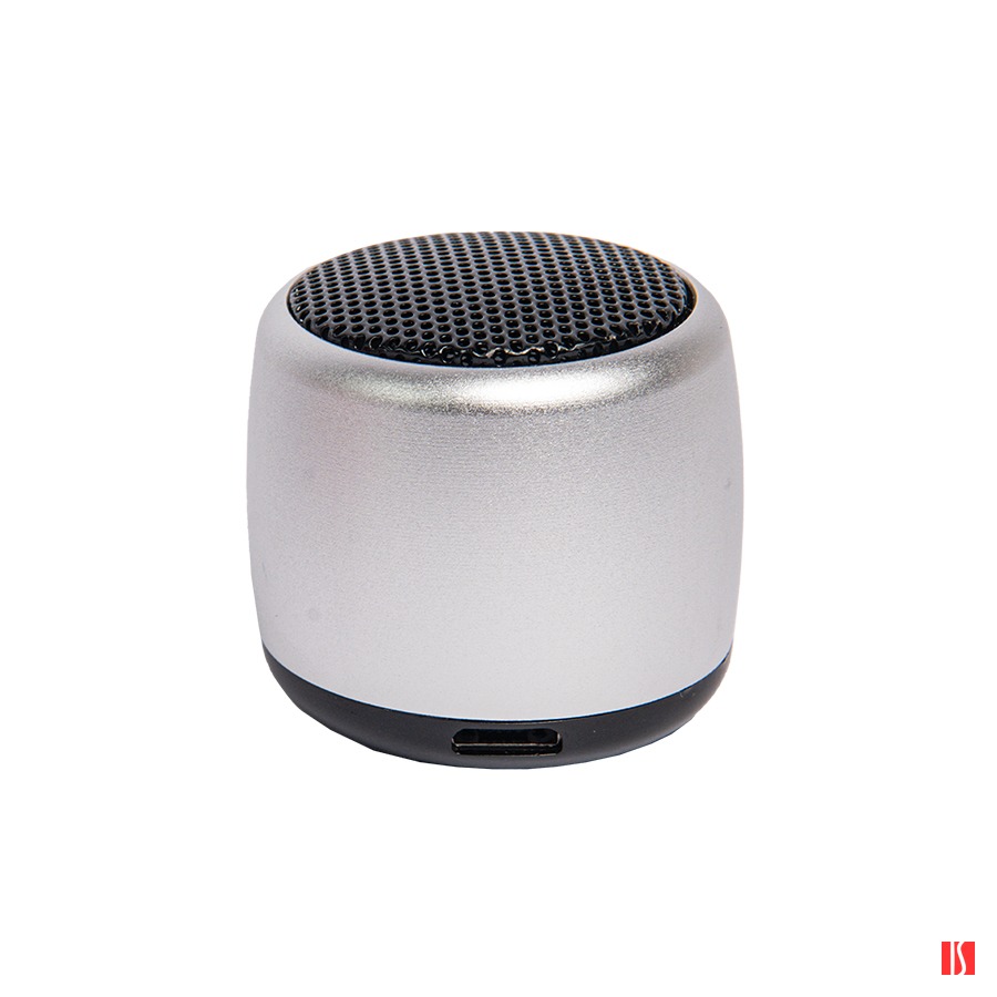 Портативная mini Bluetooth-колонка Sound Burger "Loto" серебро