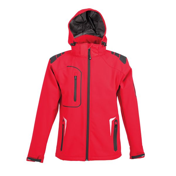 Куртка мужская "ARTIC", красный,S, 97% полиэстер, 3% эластан,  320 г/м2
