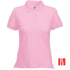 Поло "Lady-Fit Polo", светло-розовый_M, 97% х/б, 3% эластан, 220 г/м2