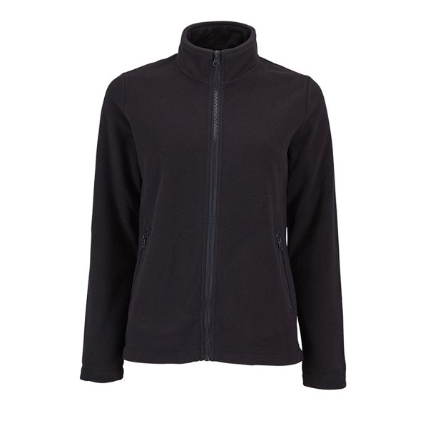 Толстовка на молнии женская NORMAN WOMEN, черный, 2XL, 100% п/э, 220 г/м2