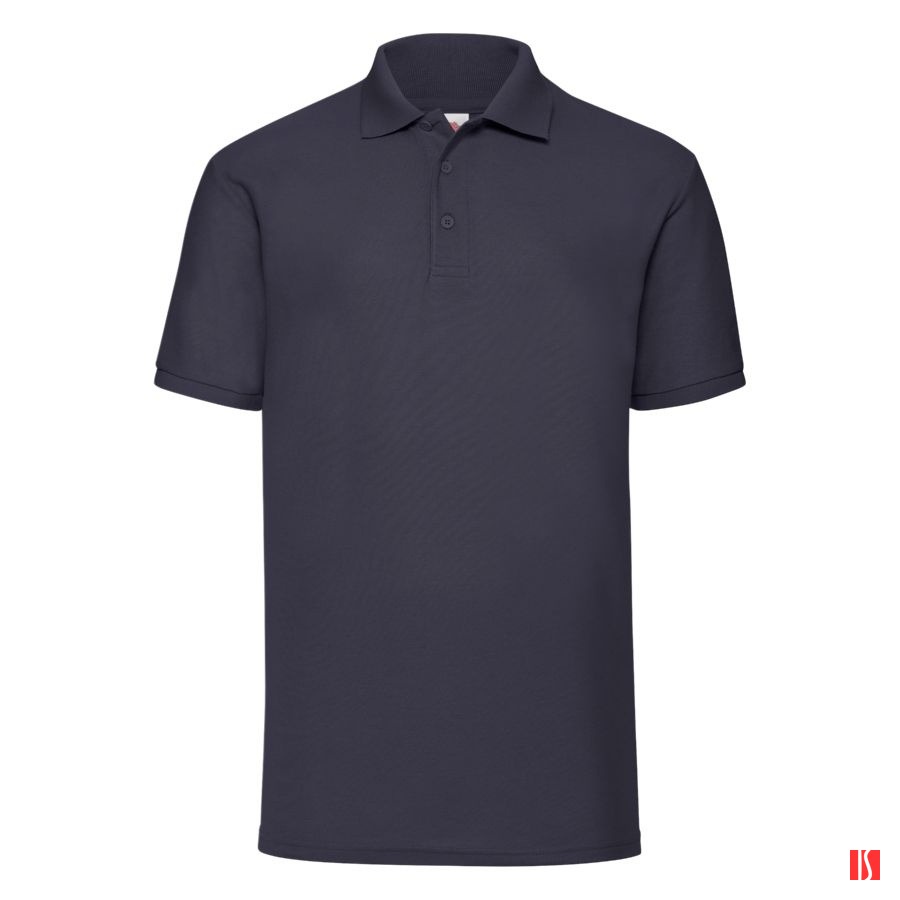 Рубашка поло мужская “65/35 Polo“, глубокий темно-синий 3XL, 65%П/э, 35% х/б, 180 г/м2