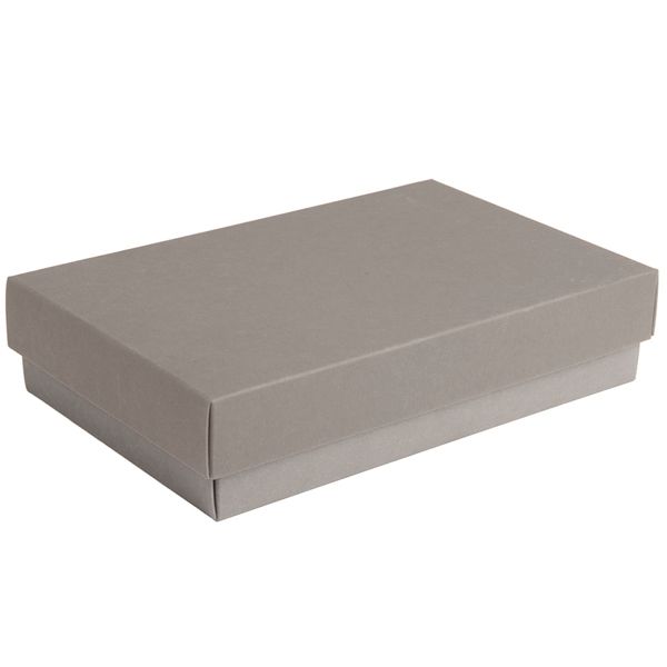 Коробка подарочная CRAFT BOX, 17,5*11,5*4 см, серый, картон 350 гр/м2