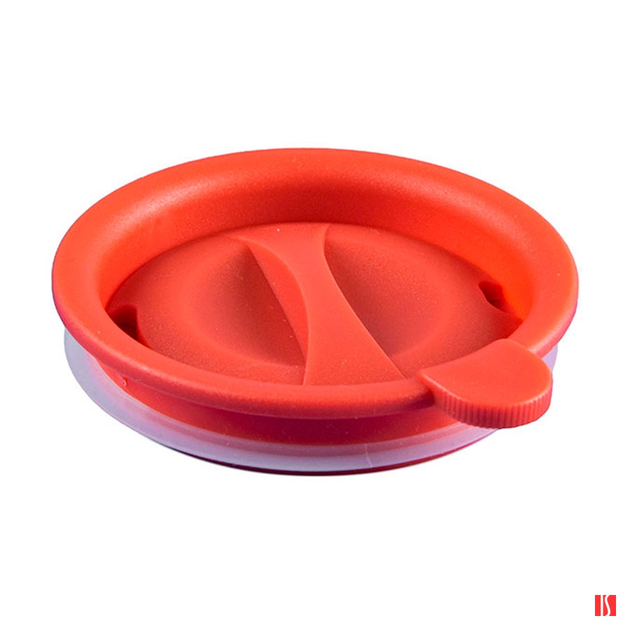 Крышка для кружки, красный, пластик