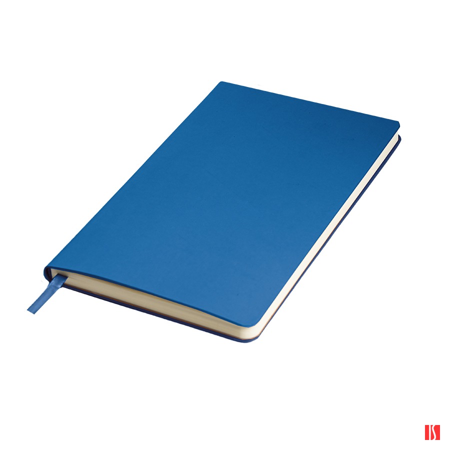 Ежедневник недатированный SIMPLY FLEX, А5,  голубой, кремовый блок, в клетку