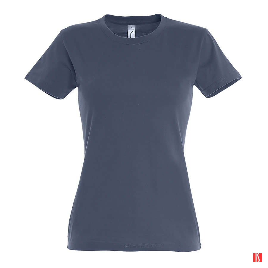 Купить Футболка женская IMPERIAL WOMEN XXL джинсовый 100% хлопок 190г/м2 Футболка женская IMPERIAL WOMEN XXL джинсовый 100% хлопок 190г/м2