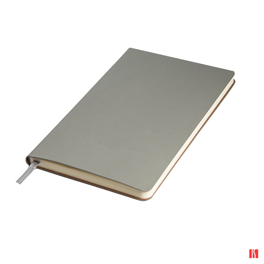 Ежедневник недатированный SIMPLY FLEX, А5,  серый, кремовый блок, в клетку