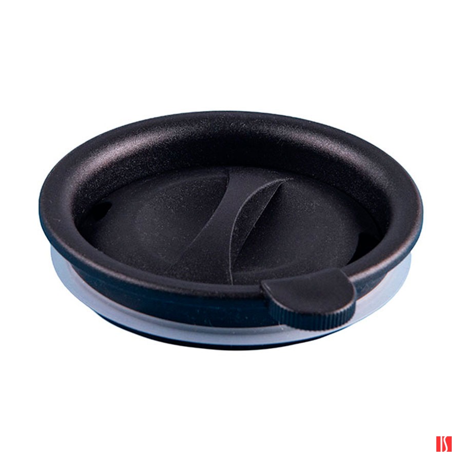 Крышка для кружки, черный, пластик