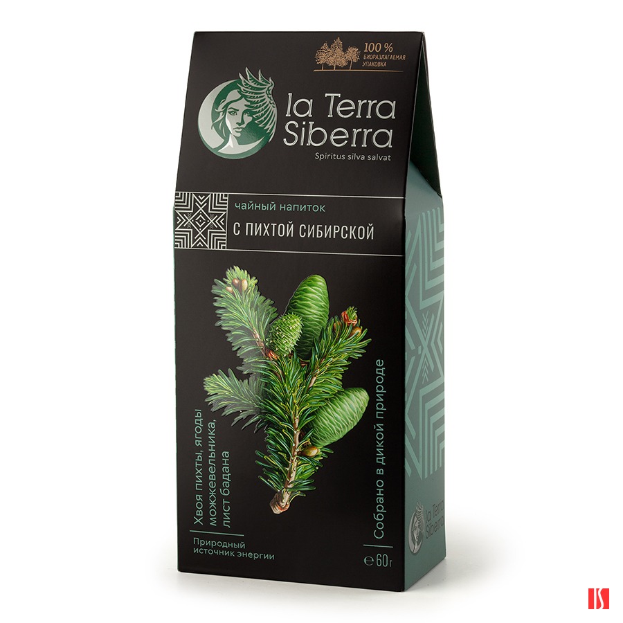 Чайный напиток со специями из серии "La Terra Siberra" с пихтой сибирской 60 гр.