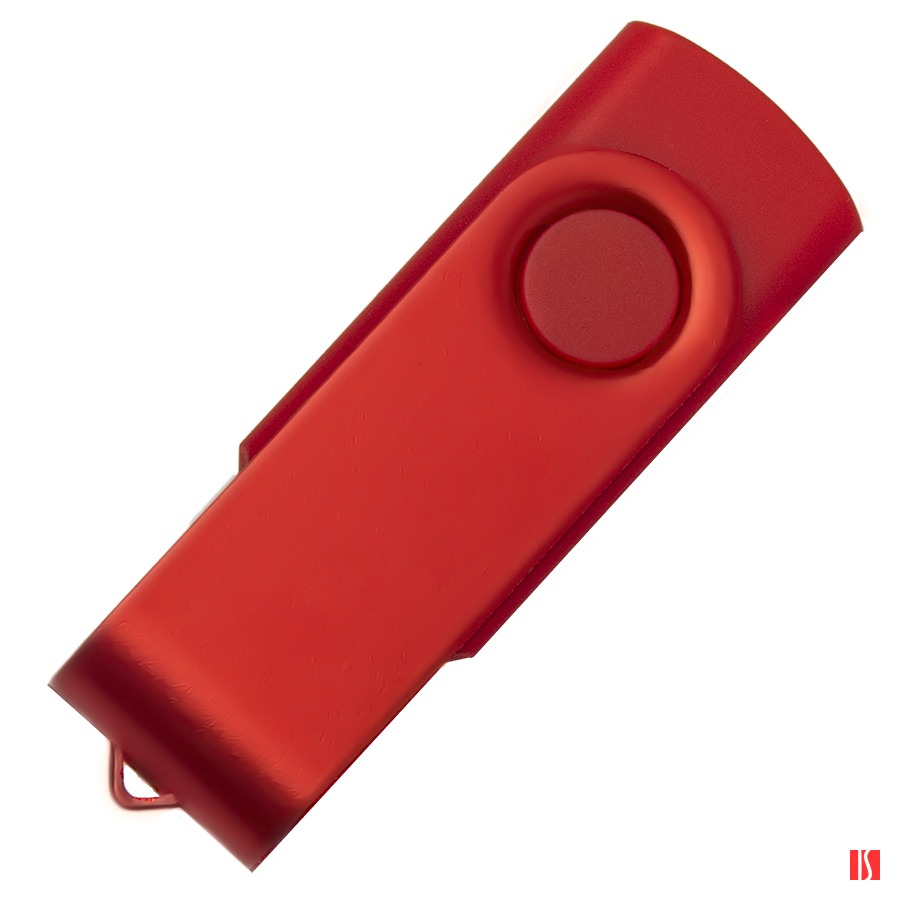 USB flash-карта DOT (32Гб), красный, 5,8х2х1,1см, пластик, металл