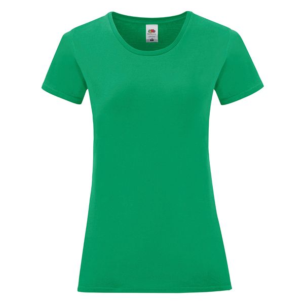 Футболка "Ladies Iconic", зеленый, S, 100% хлопок, 150г/м2