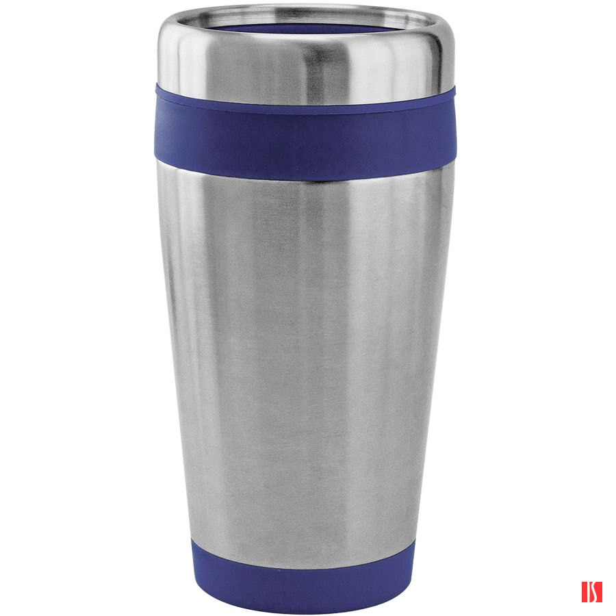 Купить Термокружка дорожная с крышкой "Хит"; 450 мл; синий, металл; лазерная гравировка Термокружка дорожная с крышкой "Хит"; 450 мл; синий, металл; лазерная гравировка