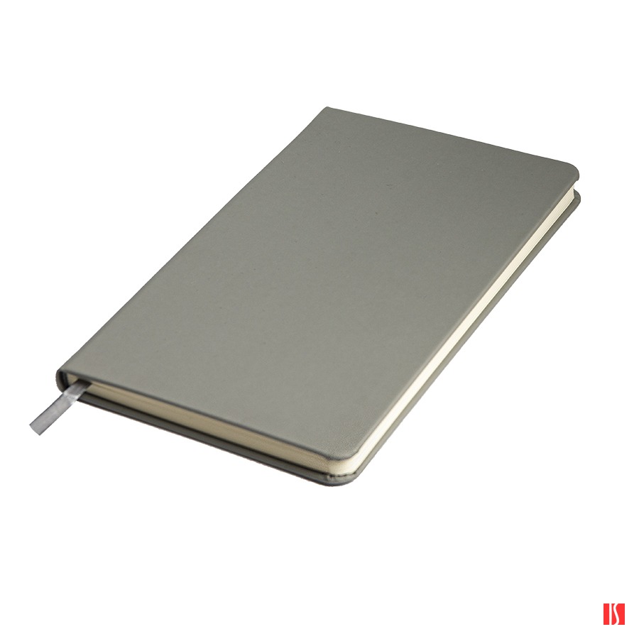 Ежедневник недатированный SIMPLY FIRM, А5,  серый, кремовый блок, в линейку