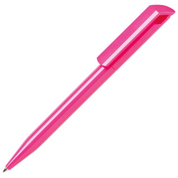 Ручка шариковая ZINK, розовый неон, пластик