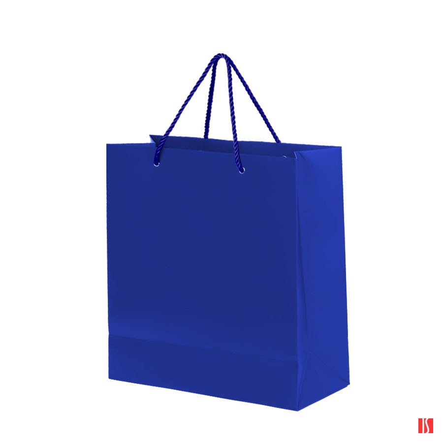 Пакет подарочный GLAM MINI 24х9х28 см, синий