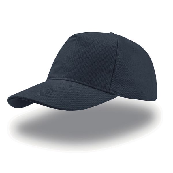 Бейсболка "LIBERTY FIVE BUCKLE", 5 клиньев, застежка c металл. пряжкой; темно-синий; 100% хлопок