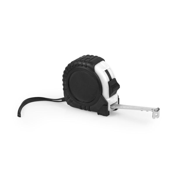 Купить Рулетка GRADE с металлическим клипом 5 м., белый, пластик Рулетка GRADE с металлическим клипом 5 м., белый, пластик