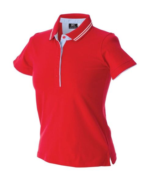 Рубашка поло женская RODI LADY, красный, L, 100% хлопок,180 г/м2