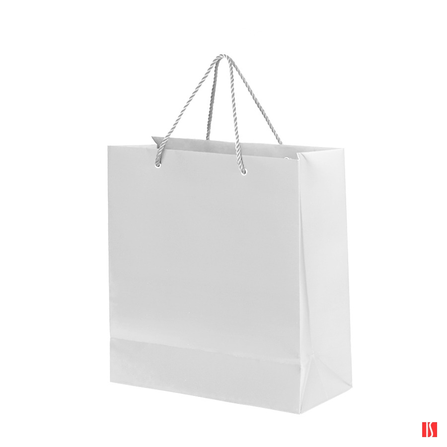 Пакет подарочный GLAM MINI 24х9х28 см, белый