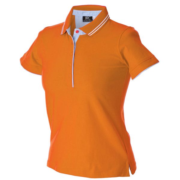 Рубашка поло женская RODI LADY, оранжевый, L, 100% хлопок,180 г/м2