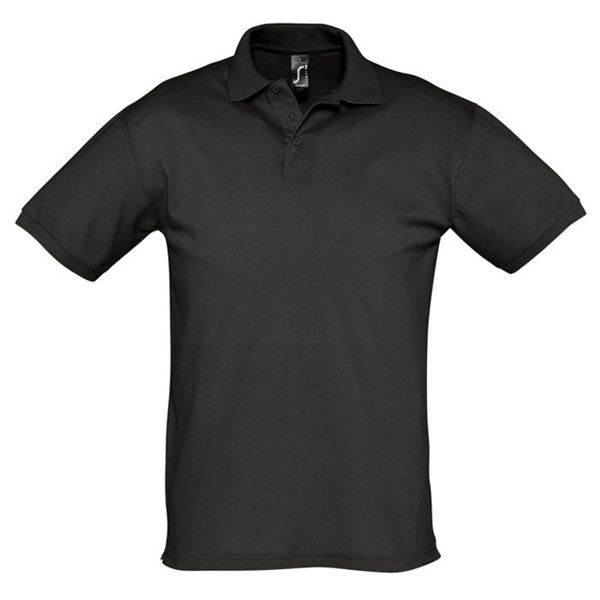 Купить Поло "Season", черный_XL, 65% полиэстер, 35 %хлопок, 170г/м2 Поло "Season", черный_XL, 65% полиэстер, 35 %хлопок, 170г/м2