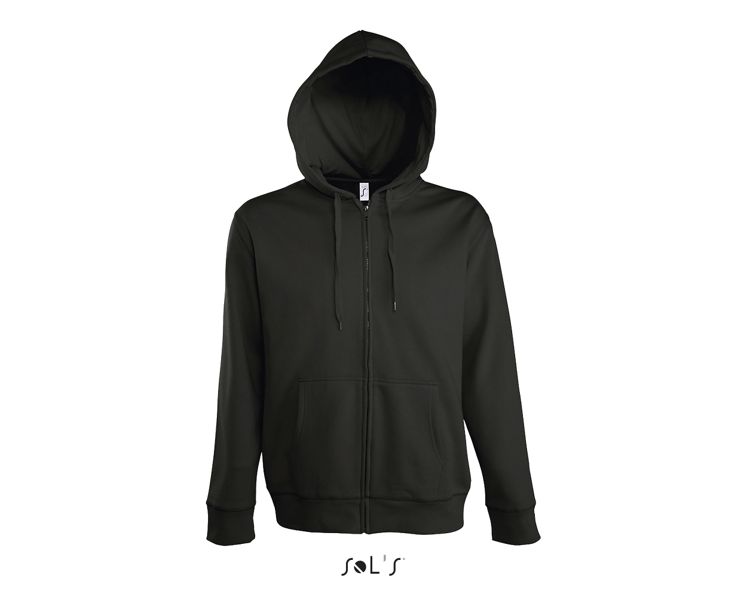 Толстовка SEVEN MEN, черный, S, 50% хлопок, 50% полиэстер, плотность 280 г/м2