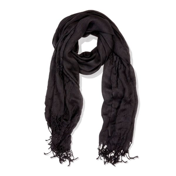 Купить Шарф "Magnolia" , черный, ,вискоза/полиэстер, 155 г Шарф "Magnolia" , черный, ,вискоза/полиэстер, 155 г