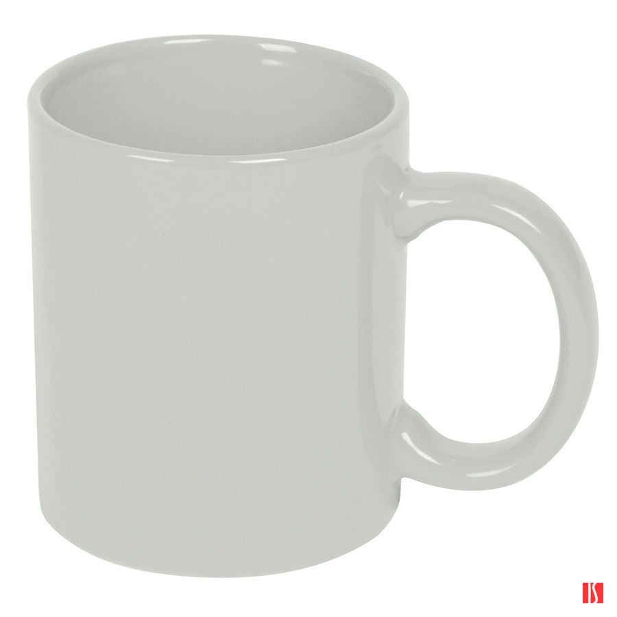 Кружка BASIC, 320мл, белый, тонкая керамика