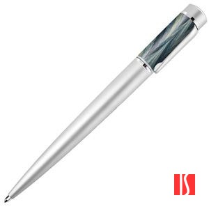AZTEKA, ручка шариковая, серый/серебристый, металл