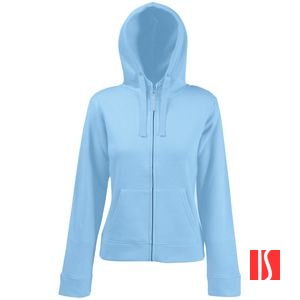 Толстовка "Lady-Fit Hooded Sweat Jacket", небесно-голубой_M, 75% х/б, 25% п/э, 280 г/м2