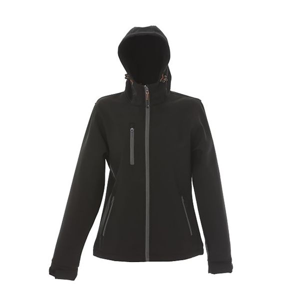 Куртка Innsbruck Lady, черный_S, 96% полиэстер, 4% эластан, плотность 280 г/м2