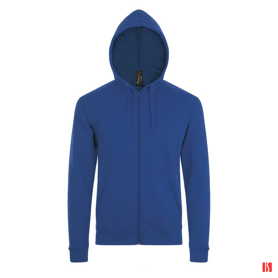 Купить Толстовка мужская на молнии с капюшоном STONE, ярко-синий, XS, 50% хлопок, 50% полиэстер, 260 г/м2 Толстовка мужская на молнии с капюшоном STONE, ярко-синий, XS, 50% хлопок, 50% полиэстер, 260 г/м2