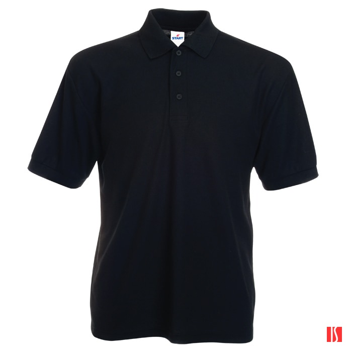 Купить Поло "Mister Style" -170 г/м2, 100% хлопок, чёрный_S Поло "Mister Style" -170 г/м2, 100% хлопок, чёрный_S