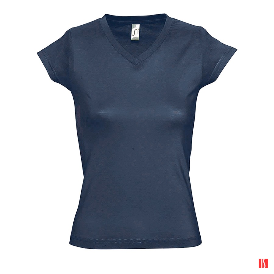 Футболка "Moon", джинсовый_S, 100% х/б, 150 г/м2