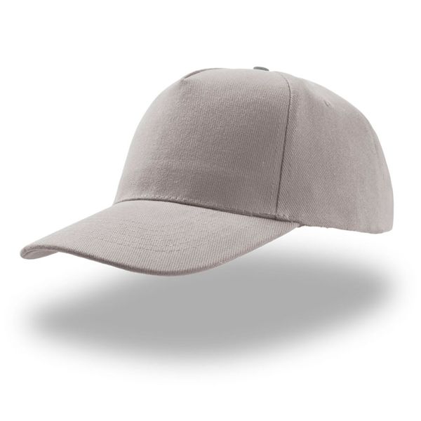 Купить Бейсболка "LIBERTY FIVE", 5 клиньев, застежка на липучке; серый, 100% хлопок;плотность 250 г/м2 Бейсболка "LIBERTY FIVE", 5 клиньев, застежка на липучке; серый, 100% хлопок;плотность 250 г/м2