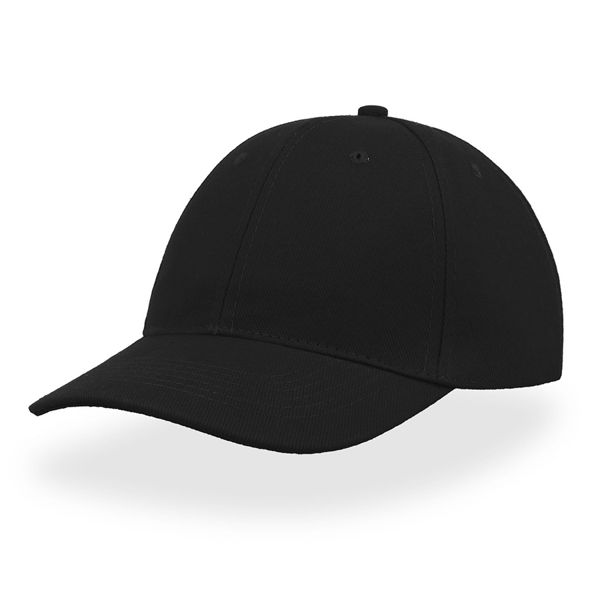 Купить Бейсболка "LIBERTY SIX BUCKLE", 6 клиньев, металлическая застежка, черный, 100% хлопок, 250 г/м2 Бейсболка "LIBERTY SIX BUCKLE", 6 клиньев, металлическая застежка, черный, 100% хлопок, 250 г/м2