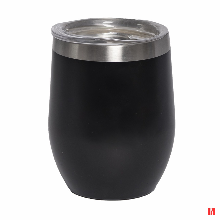 Термокружка ERGO, 350мл. черный, нержавеющая сталь, пластик