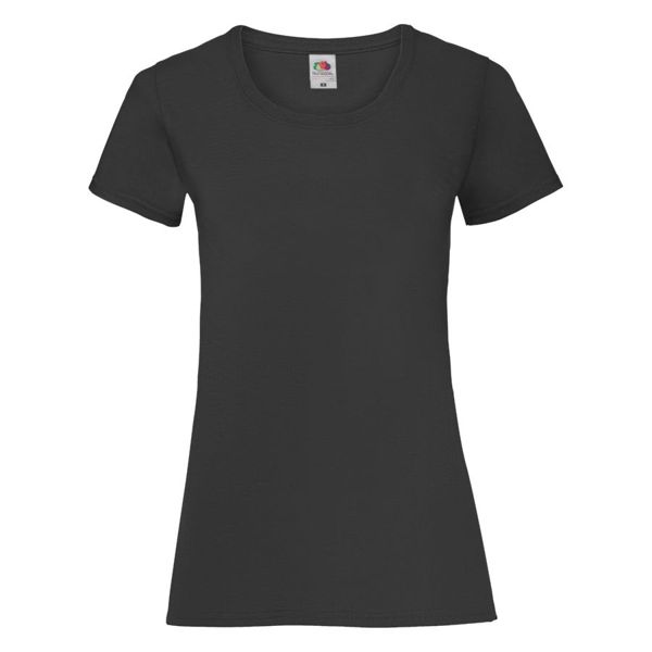 Купить Футболка женская “Lady Fit Valueweight T“, черный 2XL, 100% х/б, 165 г/м2 Футболка женская “Lady Fit Valueweight T“, черный 2XL, 100% х/б, 165 г/м2