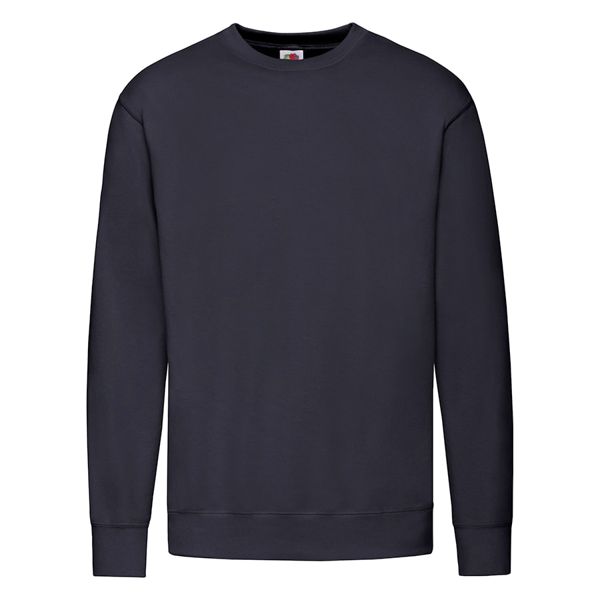 Толстовка мужская без начеса "Lightweight Set-in Sweat", темно-синий, M, 80% х/б 20% п/э, 240 г/м2