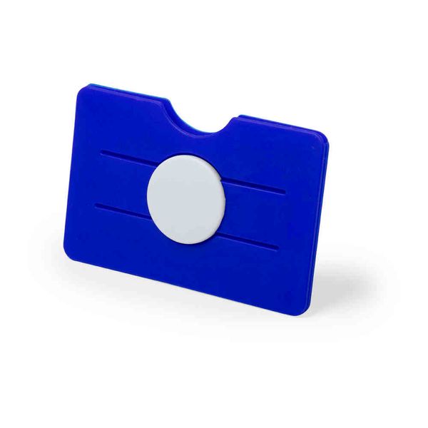 Картхолдер - держатель для телефона TISSON, синий, 8,8*5,6*0,5см, пластик